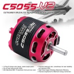 Surpass Hobby C5045 C5055 C5065 V2 Motor Outrunner sin escobillas 2-6S con 60A 80A 100A ESC sin escobillas para avión RC Multicopte